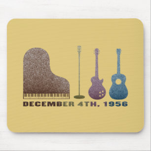 Million Dollar-Quartett-Instrumente - Farbe Mousepad