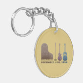 Million Dollar-Quartett-Instrumente - Farbe Schlüsselanhänger (Vorderseite links)