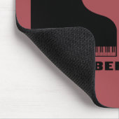 Million Dollar-Quartett-Instrumente - Schwarzes Mousepad (Ecke)