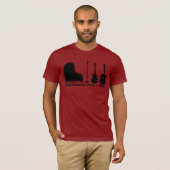 Million Dollar-Quartett-Instrumente - Schwarzes T-Shirt (Vorne ganz)