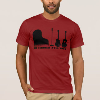 Million Dollar-Quartett-Instrumente - Schwarzes T-Shirt