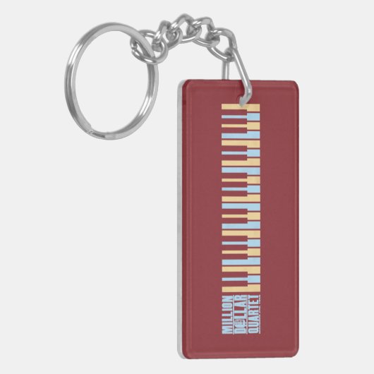 Million Dollar-Quartett-Klavier Schlüsselanhänger (Vorderseite links)