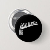 Million Dollar-Quartett-Klavier - Weiß Button (Vorne & Hinten)