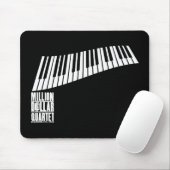 Million Dollar-Quartett-Klavier - Weiß Mousepad (Mit Mouse)