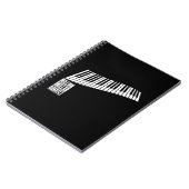 Million Dollar-Quartett-Klavier - Weiß Notizblock (Linke Seite)