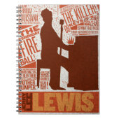 Million Dollar-Quartett-Lewis-Art Notizblock (Vorderseite)