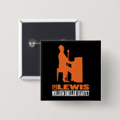 Million Dollar-Quartett Lewis Button (Vorne & Hinten)