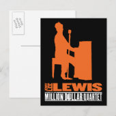 Million Dollar Quartett Lewis Postkarte (Vorne/Hinten)