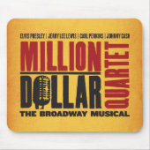 Million Dollar-Quartett-Logo Mousepad (Vorne)