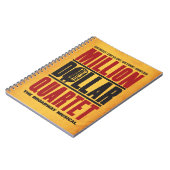 Million Dollar Quartett-Logo Notizblock (Linke Seite)