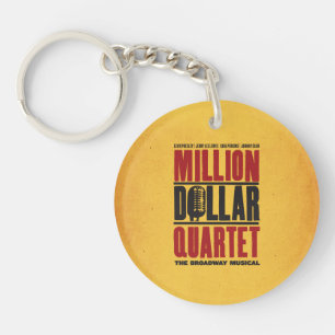 Million Dollar-Quartett-Logo Schlüsselanhänger