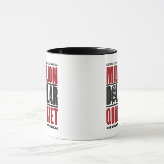Million Dollar-Quartett-Logo Tasse (Zentrum)