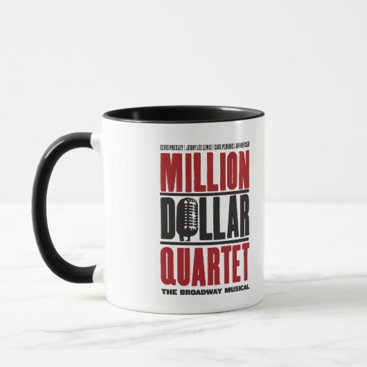 Million Dollar-Quartett-Logo Tasse (Links)