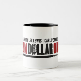 Million Dollar-Quartett-Logo Zweifarbige Tasse
