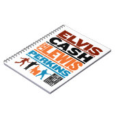 Million Dollar-Quartett-Namen Notizblock (Linke Seite)