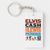 Million Dollar-Quartett-Namen Schlüsselanhänger (Vorderseite)