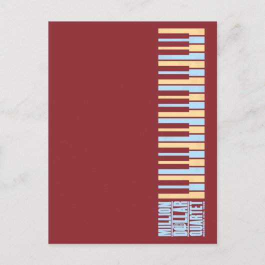 Million Dollar Quartett Piano Postkarte (Vorderseite)