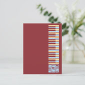 Million Dollar Quartett Piano Postkarte (Stehend Vorderseite)