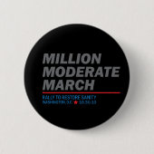 Million gemäßigter März Button (Vorderseite)