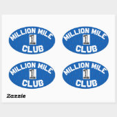 MILLION MILE CLUB STICKER (Blatt)
