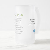 Million Umarmungen versifizieren eine Eigenheit Mattglas Bierglas (VorderseiteRechts)