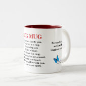 Million Umarmungen versifizieren eine Eigenheit Zweifarbige Tasse (VorderseiteRechts)