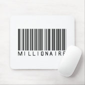 Millionaire-Bar-Code Mousepad (Mit Mouse)