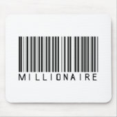 Millionaire-Bar-Code Mousepad (Vorne)