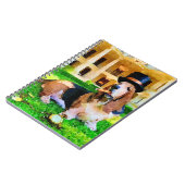 Millionaire Basset hound Spiral Notebook Notizblock (Linke Seite)