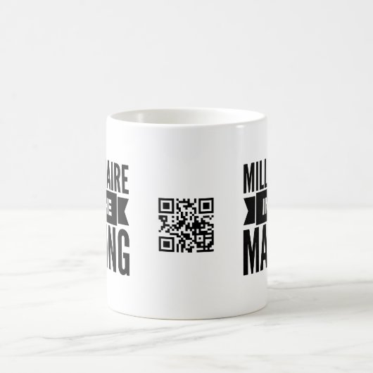 Millionaire in der machenkaffee-Tasse Kaffeetasse (Mittel)