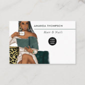 Millionaire Mindset Hair and Nails Beauty Salon Bu Visitenkarte (Vorderseite)