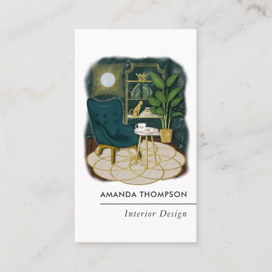 Millionaire Mindset Interior Designer Visitenkarte (Vorderseite)