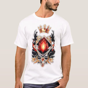 Millionaire Mindset Luxus-T-Shirt – Premium Rot B T-Shirt