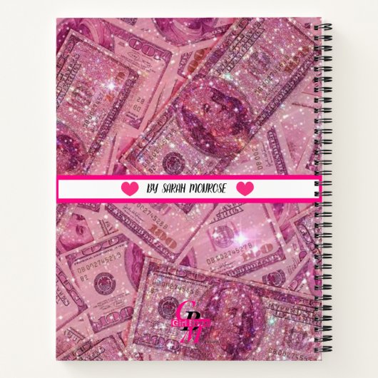 MILLIONAIRE MIRL BOSS, MEIN DREAMS NOTEBOOK NOTIZBLOCK (Rückseite)