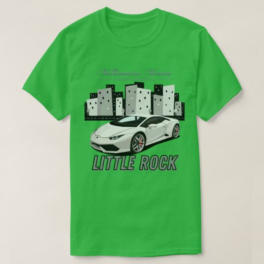 MILLIONAIRE MOTOREN KLEINE ROCK GRAY LAMBO T-Shirt (Design vorne)