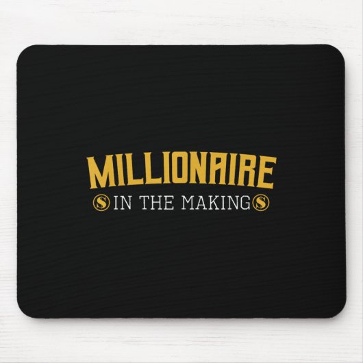 Millionär in der Entstehung Unternehmer Hustler Mo Mousepad (Vorne)