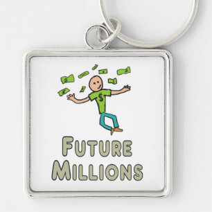 Millionär (in Millionen) Schlüsselanhänger