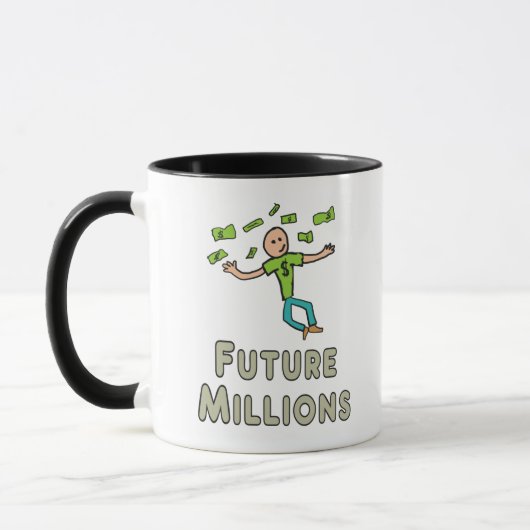 Millionär (in Millionen) Tasse (Links)
