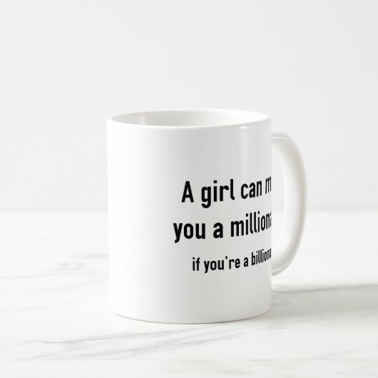 Millionär Kaffeetasse (VorderseiteRechts)