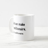 Millionär Kaffeetasse (Vorderseite Links)