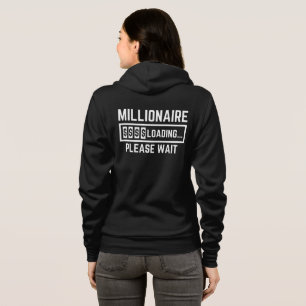Millionär lädt Bitte warten Hoodie