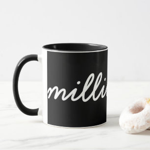 'Millionär' Minimalistisches Design Maximalistisch Tasse