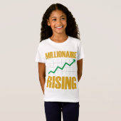 Millionär Rising Girl's Jersey T-Shirt (Vorne ganz)