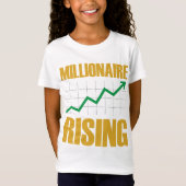 Millionär Rising Girl's Jersey T-Shirt (Vorderseite)