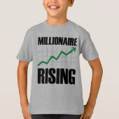 Millionär Rising-Kids-Shirt T-Shirt (Vorderseite)