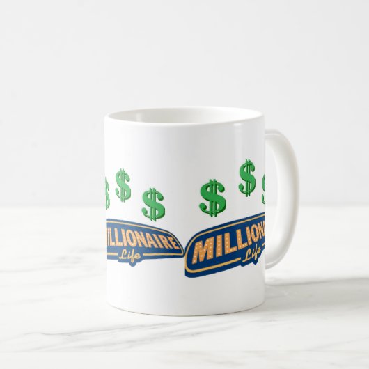 Millionäre Tasse (VorderseiteRechts)