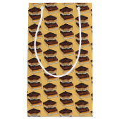 Millionärs Shortbread Caramel Squares Slice Kleine Geschenktüte (Vorderseite)