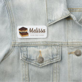 Millionär's Shortbread Caramel Squares UK Bakery Namensschild (Beispiel)