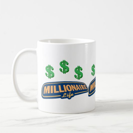Millionärs-Tasse Kaffeetasse (Links)
