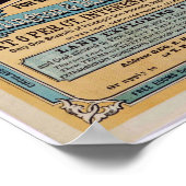 Millionen Acres Poster (Ecke)